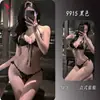 Pensamientos Nocturnos Serenidad Nocturna Lencería Erótica Encaje Caliente con Tirantes Conjunto de Tres Piezas No Hay Necesidad de Quitar Sexy Deseo Puro Tentación 9915