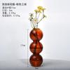 Vaso de Vidro Criativo moderno simples leve para pousada decoração de flores vaso bolha arranjo de flores bola hidropônica vidro