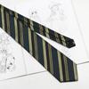 Corbata de Rayas Estilo Japonés JK Atada a Mano para Mujer, Camisa de Uniforme Escolar, Accesorio de Graduación, Versátil Casual DK