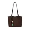 Bolso de mano casual de gran capacidad para mujer, nuevo bolso de hombro de moda 2026 con bloques de color, bolso tote versátil para el trabajo y los desplazamientos