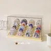 Caja de Exhibición Transparente de Acrílico a Prueba de Polvo para Almacenamiento, Sellada y a Prueba de Humedad, Caja de Exhibición para Insignias, Artículos de Anime, Millet