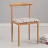 Mesa y Sillas de Comedor de Lujo Ligero 2024 Sillas Nuevas para el Hogar Estilo Nórdico Simple Nuevo Estilo Chino Mesa de Comedor Silla con Respaldo