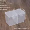 Caja de Embalaje con Particiones de Plástico PP Transparente con Botón, Caja de Almacenamiento para Joyería, Papelería, Herramientas de Ferretería, Accesorios de Pesca