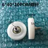 Rueda Rodillo Bearing de Plástico Recubierto de Goma con Eje 608 Polea Bearing de Tornillo Rueda de Goma Rueda de Nylon Rueda Guía