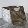 Adesivos de Azulejo Autoadesivos à Prova de Umidade e Anti-Queda Decoração de Parede Doméstica Reforma Banheiro Cozinha Azulejos de Parede Imitação Mármore