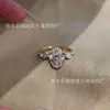 Anillo de Huevo de Paloma con Diamante Corte Marqués Brillante para Mujer, Diseño de Nicho de Alta Gama, Lujo Ligero, Apilable, Elegante