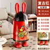 Lixeira Fique Rico Instantaneamente, Estilo Chinês Moderno, Grande Capacidade, com Tampa, à Prova de Odores, para Uso Doméstico na Sala de Estar e Quarto, Lixeira de Armazenamento de Alta Estética