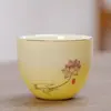 Taza de Té de Cerámica, Taza de Juego de Té de Jade, Taza Individual, Taza de Té Kung Fu, Taza de Agua, Taza de Té para el Hogar E18