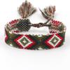 Pulsera nueva tejida a mano Correa de muñeca simple europea y americana Estilo bohemio Cinta de pareja en blanco Cuerda de mano DIY