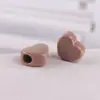Macaron Color Caramelo Agujero Cruzado Corazón de Melocotón DIY Agujero Grande Amor con Cuentas Cadena para Teléfono Móvil Cuerda de Cabeza de Joyería Acrílica Accesorios