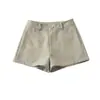 Novos shorts casuais versáteis de perna reta na moda, estilo europeu e americano 2026, calças de cintura alta em A, afuniladas, de perna larga, atacado