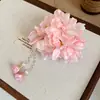 Grampo de Cabelo Flor de Tecido Estilo Fada~, Presilha Jacaré Doce Estilo Boêmio de Férias, Acessório de Cabelo com Design Único