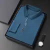Camisa Polo de Manga Larga para Hombre 2023 Otoño Nuevo Camiseta Moda Estilo Coreano Juventud Manga Larga Hombre Top Lel