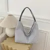 Bolso de mano informal a rayas con estampado de leopardo para mujer 2026 Nuevo de gran capacidad, versátil, para el hombro, para ir al trabajo y el ocio, bolso de axila