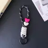Cordão para Celular Cor Dopamina Chaveiro de Câmera Corda de Pulso Anti-Perda Bolsa para Garrafa de Água Cordão Curto Trançado