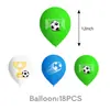 Conjunto de Balões de Látex Cartoon de 12 polegadas Balões Temáticos para Festa de Aniversário Múltiplos Padrões Festa 18 peças