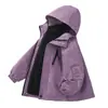 Chaqueta 3 en 1 impermeable para exteriores con forro polar para niños, desmontable, nueva moda 2026 para primavera y otoño, para niños y niñas