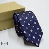 Lugar venta al por mayor corbata de seda de poliéster para hombre formal de negocios novio ventas tienda 4S corbata de traje de flecha 6cm