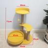 Rascador para Gatos Estante para Trepar Gato Nido para Gatos Suministros para Mascotas Juguetes para Gatos Cáñamo Real Trampolín para Gatos Tabla Rascadora para Gatos Nido para Gatos Suministros para Mascotas