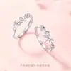 Anillos de Mejores Amigas Pareja Lazo de Ensueño para Mujer Lujo Ligero Nicho Gama Alta Anillo Abierto Regalo para Hermanas