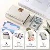 Funda de cuero adecuada para el teléfono plegable tipo flip ancho Samsung ZFold8 con cremallera, ranura para tarjetas, soporte y almacenamiento para teléfono Galaxy