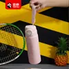 Taza Aislante Doble para Bebida con Tapa de Botón, Modelo Nuevo con Recipiente Interior de Acero Inoxidable 316, con Correa para Llevar, Taza Portátil para Exteriores, Montañismo, Deportes, Conservación del Frío