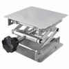 Soporte para triturador de basura Manual de laboratorio Nivel de escritorio Plataforma elevadora Plataforma elevadora pequeña Acero inoxidable