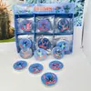 Goma de Borrar Redonda de Dibujos Animados Stitch Conejo Azul Conejo Goma de Borrar Lápiz Papelería de Jardín de Infancia Premios Goma de Borrar para Quitar Raspaduras