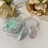 Bestseller transfronteiriço: Pó camaleão aurora rosa fada, fresco e moderno, pigmento de gradiente para nail art estilo japonês