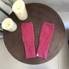 Guantes de medio dedo de Corea del Sur, cálidos, de punto, para mujer, con pantalla táctil, de lana, con dedos abiertos y resistentes al frío, del mismo estilo que el blogger.
