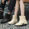Botas de lluvia engrosadas para mujer, suela blanda, estilo coreano, transpirables, impermeables, resistentes al desgaste y a los olores, zapatos de goma, botas de lluvia de moda para adultos de media pantorrilla para hombre, para invierno