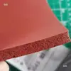 Máquina de estampado por transferencia de calor de lámina de silicona de espuma junta resistente a altas temperaturas accesorios de máquina de transferencia de calor roja marca de logotipo almohadilla resistente a la presión