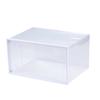 Suministro del Fabricante Zapatero Transparente Engrosado Caja de Zapatos de Plástico Artefacto para Guardar Zapatos Caja de Almacenamiento Tipo Bloque de Construcción Caja de Zapatos