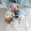 Colgante de Peluche Auténtico Bebé del Océano Dibujo Animado Lindo Pingüino Nutria Marina Delfín Tiburón Muñeco Colgante Regalo para Niña