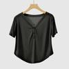 Roupas de Prática de Dança Moderna Blusa Solta Roupas de Yoga Respiráveis Dança Folclórica Verão Roupas de Ginástica Jaqueta Peça Única Atacado