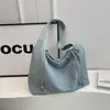 Bolsa de Nylon con Cordón de Moda para Mujer Ins Estilo K Versátil Bolso de Hombro o Axila Gran Capacidad Bolsa Tote para Viajes Cotidianos Casual