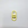 Accesorios de joyería diy color de pintura ocho hebilla giratoria universal anillo de conexión llavero anti-nudo hebilla para perro colgante