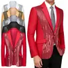 Blazer de Escenario con Lentejuelas para Hombre Traje de Presentación para Presentador Cantante Traje Brillante de Moda para Hombre en Varios Colores En Stock