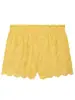 Roupas femininas transfronteiriças estilo resort europeu e americano top de renda bordada vazada com cadarço decote V conjunto de shorts casuais bordados vazados de verão