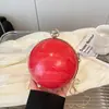 2025 Moda Versátil Bolso Redondo Pequeño Tendencia Personalidad Color Sólido Bolso de Hombro o Muñeca Bolso de Diseño de Nicho de Tendencia para Mujer