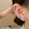 Clavos para Oreja Hueso Explosivos, Clavos para Oreja de Acero de Titanio Médico para Perforación de Oreja, Clavos para Cóclea de Zirconia para Dormir para Mujeres