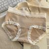 Ropa Interior de Algodón Puro para Mujer con Lazo y Estampado Floral, Ropa Interior de Algodón Puro para Niñas Jóvenes y Estudiantes, Calzones de Algodón Puro en la Entrepierna, 7A Antibacteriano