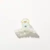 Presilha de Cabelo Pequena Modelo Novo Transfronteiriço 4cm, Presilha de Cabelo Elegante Pequena Estilo Chanel para Mulheres, Mini Presilha de Cabelo Estilo Ins, Mini Presilha de Garra Acessório de Cabelo
