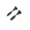 Pendientes de Acero Inoxidable Negro Calientes Transfronterizos AliExpress Mezclados Colgante Redondo de Pastel de Caracol Hebilla de Oreja Hoja Taladro