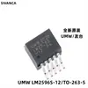 Chip regulador de tensão DC-DC step-down UMW LM2596S-12 TO-263-5 12V/3A