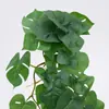 Colgante de Pared de Hoja de Monstera Artificial, Planta de Enredadera Falsa, Adorno de Decoración para el Hogar, Hojas de Hiedra Verde Artificiales Colgantes Mini, Venta al por Mayor