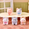 Miniatura de Gato Lindo con Cartel Adorno de Escritorio Decoración DIY para Casa de Muñecas Accesorio de Resina para Aliviar el Estrés