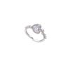 Anillo de Luna Estrella Azul Glaciar al por Mayor Diseño Genial y Único Anillo de Dedo Índice de Gama Alta Anillo Ajustable para Mujer