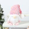 Decoraciones Navideñas Nuevas Transfronterizas Gorro de Punto con Lentejuelas Muñeco Enano Rosa Rodolfo Adornos de Regalo de Navidad