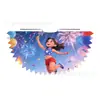 Chal Infantil Personalizado de Fabricante para el Día de la Independencia Americana con Estrellas Rojas, Azules y Blancas para Niños Pequeños y Bebés para Fotos de Graduación y Actuaciones